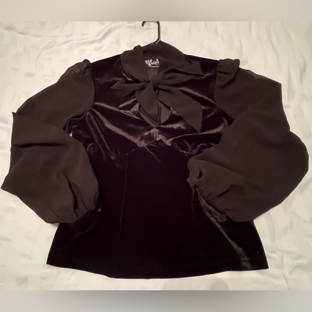 Hell Bunny Black Blouse